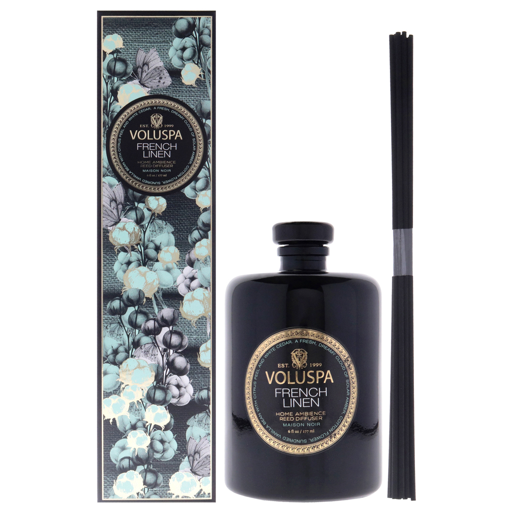 Maison Noir Collection - French Linen by Voluspa for Unisex - 6 oz Reed